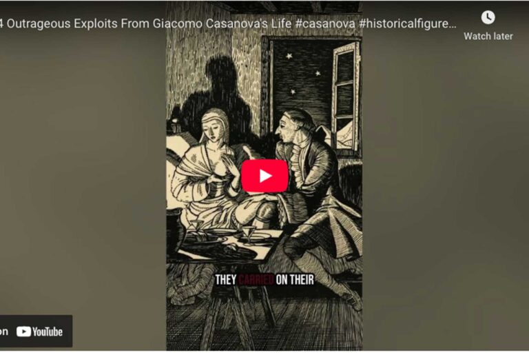 [VIDEO] 4 Outrageous Exploits From Giacomo Casanova's Life